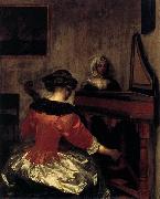 Gerard ter Borch the Younger The Concert oil painting reproduction